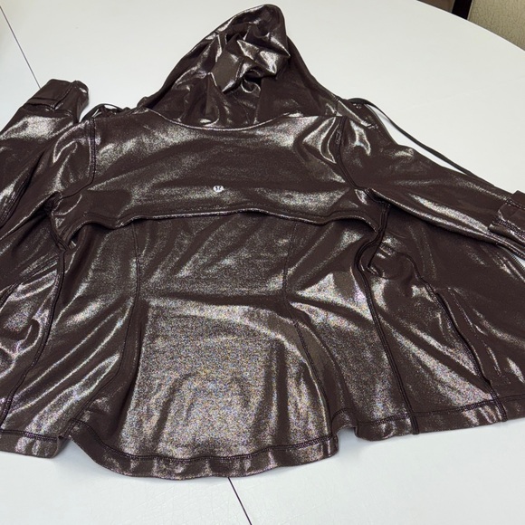 lululemon athletica Glossy Chocolate Leather Jacket - Picture 5 of 7